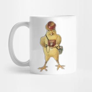 Extremely Serious Photographer Chicken Mug